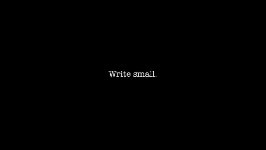 Small Words Writing Words small and strong - Synaps Website